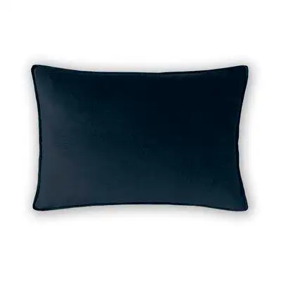 Made in Canada - The Tailor's Bed Alia Velvet Teal Long Rectangle Pillow 14"X20"