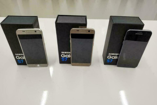 Samsung Galaxy S7, S7 Edge CANADIAN MODELS UNLOCKED New Condition with 1 Year Warranty Includes All Accessories dans Téléphones cellulaires  à Colombie-Britannique