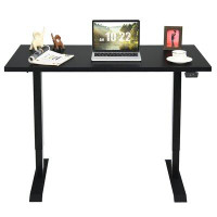 Costway Costway 48'' Electric Sit To Stand Desk Adjustable Standing Workstation W/control