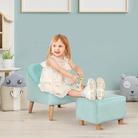 KIDS SOFA SET, TODDLER CHAIR, SOFA &amp; OTTOMAN FOR BEDROOM, PLAYROOM, KIDS COUCH FOR BOYS AND GIRLS