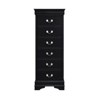 Alcott Hill Traditional Design Louis Phillippe Style 1Pc Lingerie Chest Of 7X Drawers Finish Hidden Drawers Wooden Furni