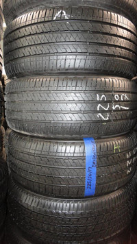 225 50 17 2 Bridgestone Ecopia Used A/S Tires With 95% Tread Left