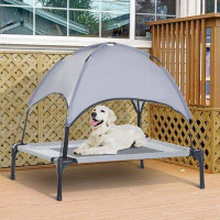Tucker Murphy Pet™ Harter Cot Elevated Cooling Dog Bed with Canopy Shade