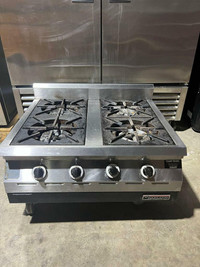 price reduced 30” 4 burner garland gas stove counter top for only $750 ! Can ship ! High end mode
