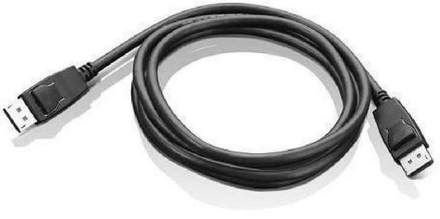 6 ft. USED Lenovo DisplayPort to DisplayPort M-M Cable - Bulk - Black - 03X6405 in Cables & Connectors - Image 2