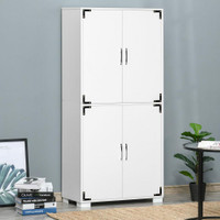 Storage Cabinet 29.5" x 13.8" x 63" White