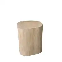 Foundry Select Davalos Solid Wood Tree Stump End Table