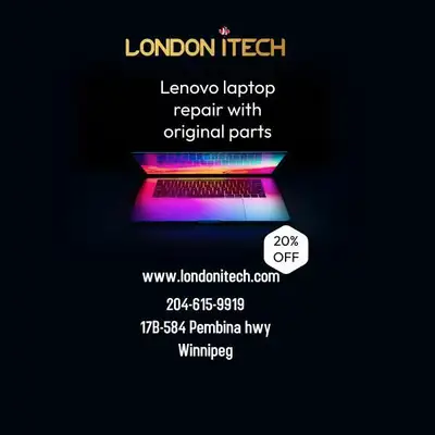 Lenovo laptop repair and sevices with original Lenovo parts. Parts replacement in two two days. Lapt...
