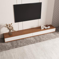 Latitude Run® Xhevat Modern TV Stand, Solid Wood Media Console with 4 Drawers, Fully Assembled