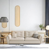 Hokku Designs Modern minimalist straight row cloud sofa