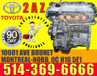 Moteur Toyota Camry 2002-2008 2AZ MOTEUR RAV 4 2006 A 2008 Engine Motor