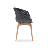 sohoConcept UNI-KA Wood Dining Arm Chair