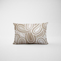 ULLI HOME Kala Paisley  Indoor/Outdoor Square Pillow