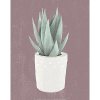 Dakota Fields Cactus Plant Print On Canvas