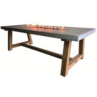 Elementi Workshop Elementi Sonoma 83'' Dining Fire Pit Table