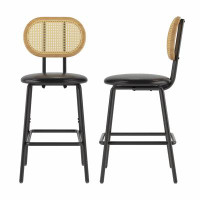 Latitude Run® Upholstered Dining Chair With Designed Back And Metal Legs