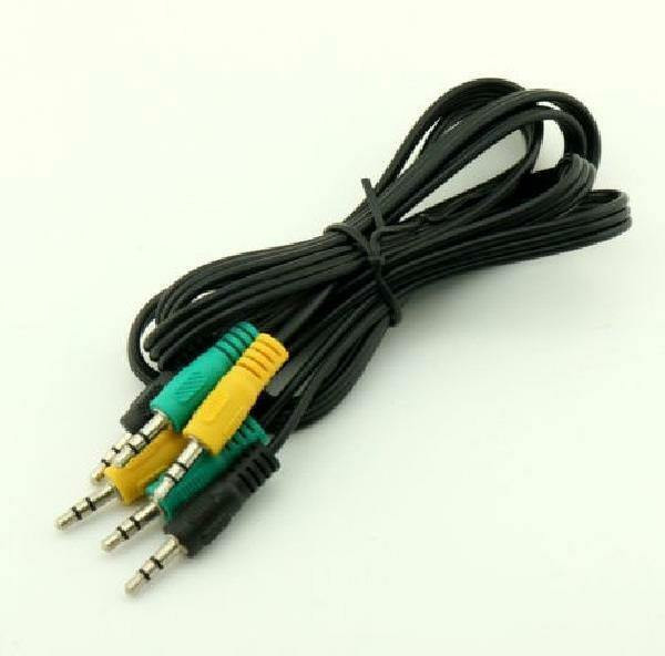 5ft. - 3x 3.5mm Male to 3.5mm Male TRS Audio Cable for 5.1 Channel Computer Speakers in Cables & Connectors in Greater Montréal - Image 3