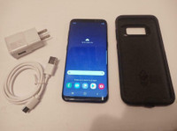 *BACK IS CRACKED* WORKS GOOD SAMSUNG GALAXY S8 64GB UNLOCKED/DEBLOQUE FIDO ROGERS CHATR TELUS BELL KOODO LUCKY MOBILE FI