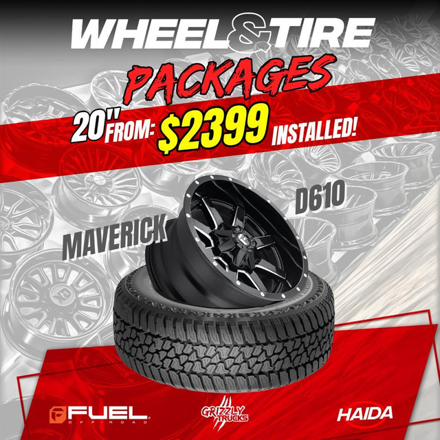 LOWEST PRICES ON FUEL WHEELS! Package Fuels for $2399 only! INSTALLED! Many Styles on Shelf! in Tires & Rims in Edmonton Area - Image 3