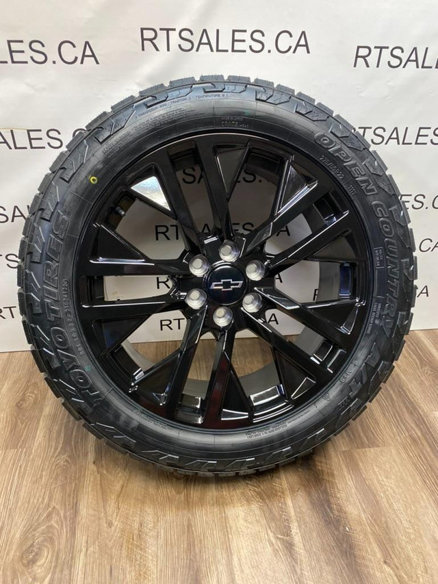 275/50/22 Toyo All Weather tires rims GMC Chevy Ram 1500. - FREE SHIPPING in Tires & Rims in Alberta