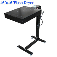 16”x16”Flash Dryer Screen Printing Curing Machine Movable Tool 006288