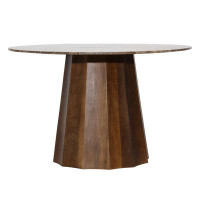 Hokku Designs Mccaa 47" Wide Dining Table, Brown