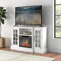 Lark Manor Aingeru TV Stand for TVs up to 65" with Fireplace Included
