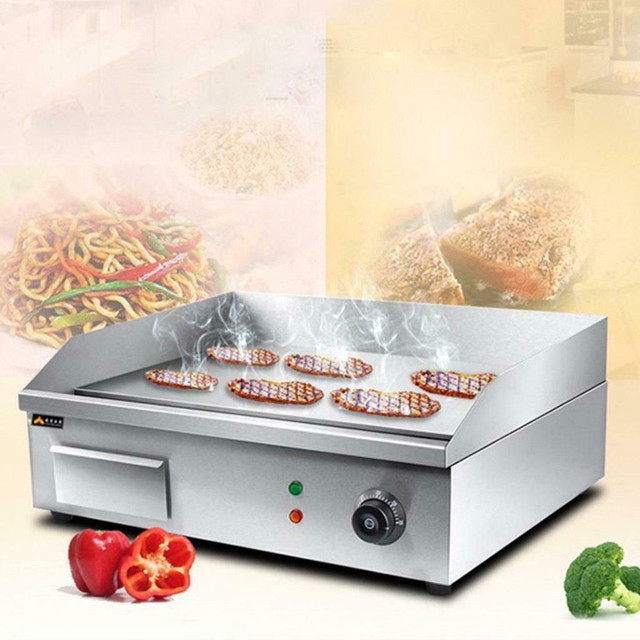 21" electric  flat top grill - thermastatic control - stainless steel - FREE SHIPPING in Other Business & Industrial - Image 3