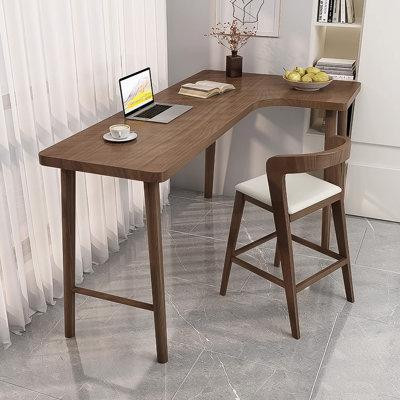 Latitude Run® 62.99"Modern Solid Wood Bar table in Other Tables