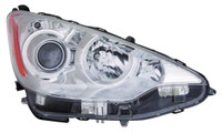 Head Lamp Passenger Side Toyota Prius C 2012-2014 Halogen High Quality , TO2503214