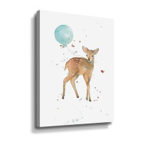 Redwood Rover Festive Fawn Gallery Wrapped Canvas