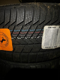 FOUR NEW 255 / 40 R19 CONTINENTAL WINTERCONTACT TS850 WINTER ICE TIRES -- SALE !!
