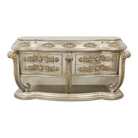 ACME Furniture Danae 4-Drawer Dresser in Champagne and Gold