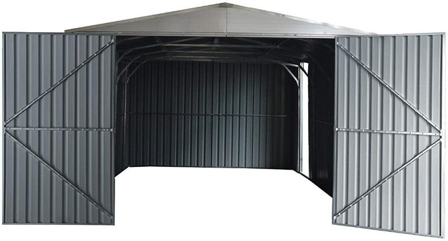 NEW GARDEN METAL BUILDING STORAGE SHED 11 X 19 FT G1119 in Other Business & Industrial in Alberta - Image 3