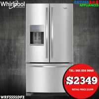 Whirlpool WRF555SDFZ 36 French Door Refrigerator With 25 cu. ft. Capacity Fingerprint Resistant Stainless Steel