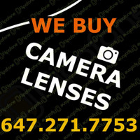 BUYING Sony/Canon/Sigma/Nikon Lenses for CASH!!!