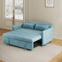 Mercer41 Zaysha 54" Upholstered Sleeper Sofa