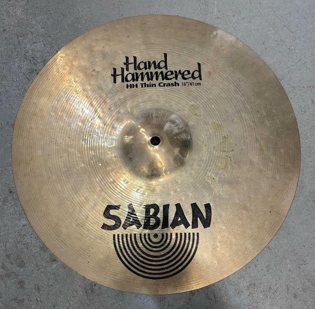 Sabian HH Thin crash cymbale 16 usagée-used in Drums & Percussion