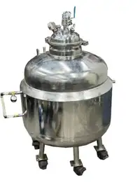 300L Precision Stainless Steel Jacketed Collection Pot Tank - Lease to Own $450 per month
