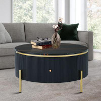 Everly Quinn Sumekh 4 Legs Coffee Table with Storage