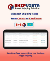 Cheapest Shipping to Kazakhstan from Canada