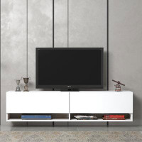 Ebern Designs Lugarda Floating TV Stand Up to 85'' TVs Minimalist Media Console