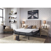 Signature Design by Ashley 12 Inch Chime Elite King Adjustable Base With Mattress