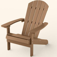 Dovecove Adirondack Chair Plastic Weather Resistant, Patio Chairs 5 Steps Easy Installation, Looks Exactly Like Real Woo