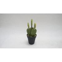 Primrue Prickly Pear Cactus Faux Plant in Pot