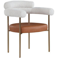 Meridian Furniture USA Arm Chair in Cream