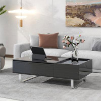Wrought Studio Multi-Functional Coffee Table with Lifted Tabletop