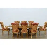 Astoria Grand Baltasar 9 - Piece Extendable Mahogany Solid Wood Dining Set