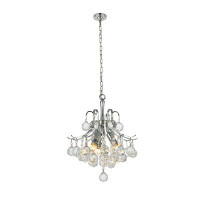 Willa Arlo™ Interiors Stoller 3 - Light Unique Geometric Pendant with Crystal Accents