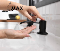 Soap &amp; Lotion Dispenser Matte Black Finish